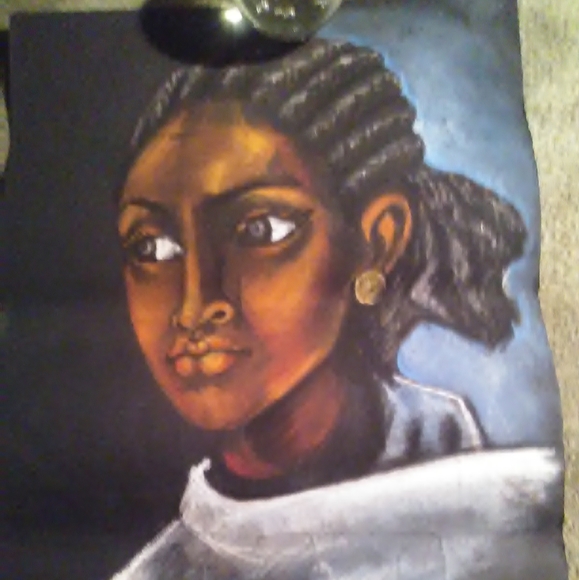 Beautiful original , vintage,hand made, African, drawings - Picture 6 of 8